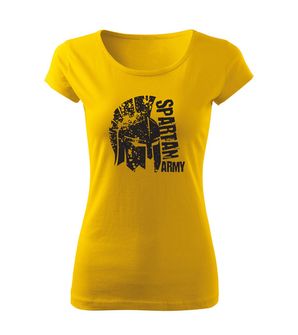 DRAGOWA дамска тениска с къс ръкав, Леонид, жълта, 150г/м2
