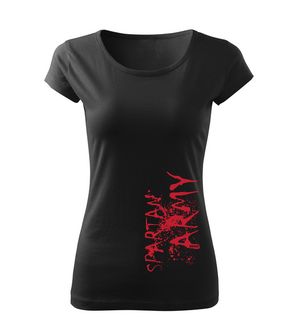 DRAGOWA дамска тениска с къс ръкав Redwar, черна, 150г/м2