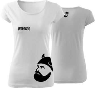 WARAGOD дамска тениска BIGMERCH, бяла 150г/м4