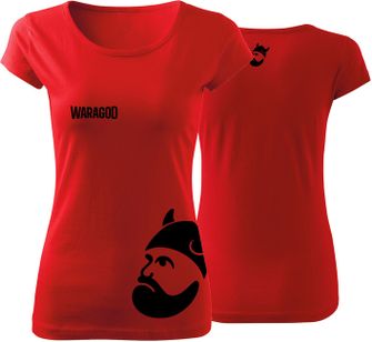 WARAGOD дамска тениска BIGMERCH, червена 150г/м3