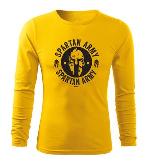 DRAGOWA FIT-T Тениска с дълъг ръкав Archelaos, жълта, 160 г/м2