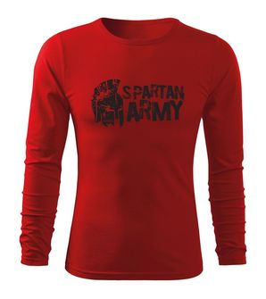 DRAGOWA FIT-T Тениска с дълъг ръкав Ariston, червена, 160 г/м2