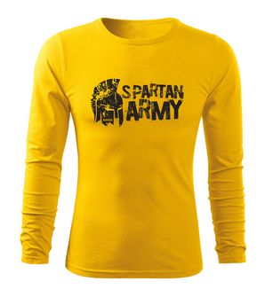 DRAGOWA FIT-T Тениска с дълъг ръкав Ariston, жълта, 160 г/м2
