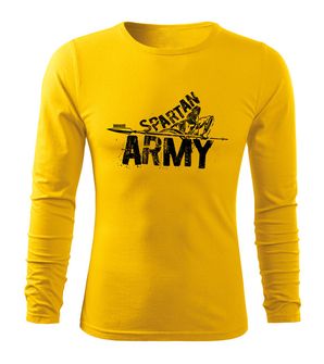 DRAGOWA FIT-T Тениска с дълъг ръкав Nabis, жълта, 160 г/м2