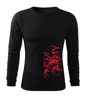 DRAGOWA FIT-T Тениска с дълъг ръкав Redwar, черна, 160 г/м2