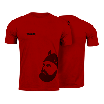 Waragod Тениска с къс ръкав BigMERCH, червена, 160 г/м2