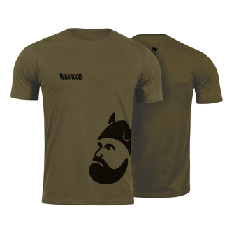 Waragod Тениска с къс ръкав BigMERCH, маслиненозелена, 160 г/м2