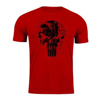 DRAGOWA Тениска с къс ръкав Frank The Punisher, червена, 160 г/м2