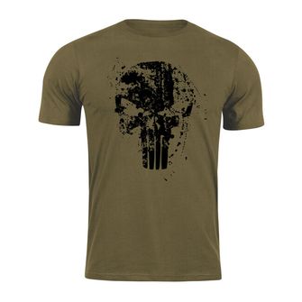DRAGOWA Тениска с къс ръкав Frank The Punisher, маслиненозелена, 160 г/м2