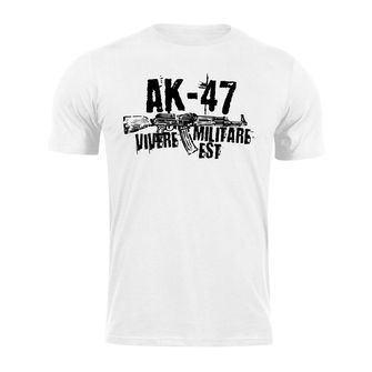 DRAGOWA Тениска с къс ръкав Seneca AK-47, бяла, 160 г/м2