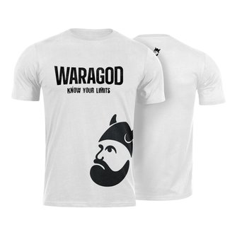 Waragod Тениска с къс ръкав StrongMERCH, бяла, 160 г/м2