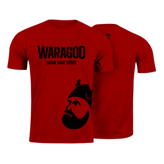 Waragod Тениска с къс ръкав StrongMERCH, червена, 160 г/м2