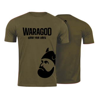Waragod Тениска с къс ръкав StrongMERCH, маслиненозелена, 160 г/м2
