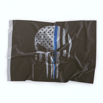 Waragod Флаг American Punisher Skull 150 x 90 см