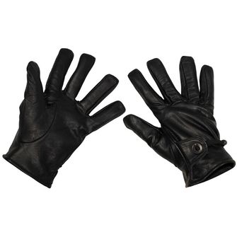 MFH кожени западни ръкавици, черни